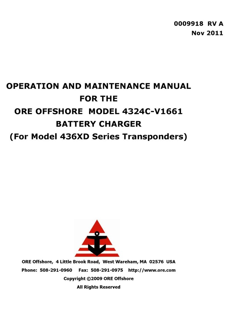ORE Offshore 4324C Operation and maintenance manual ORE Offshore 4324C Operation and maintenance manual