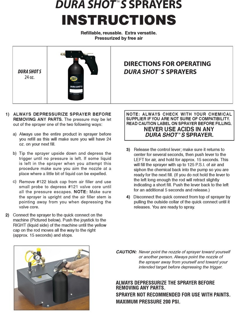 ZEP DURASHOT S instructions