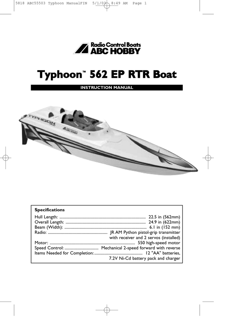 ABC Hobby Typhoon 562 EP instruction manual ABC Hobby Typhoon 562 EP instruction manual