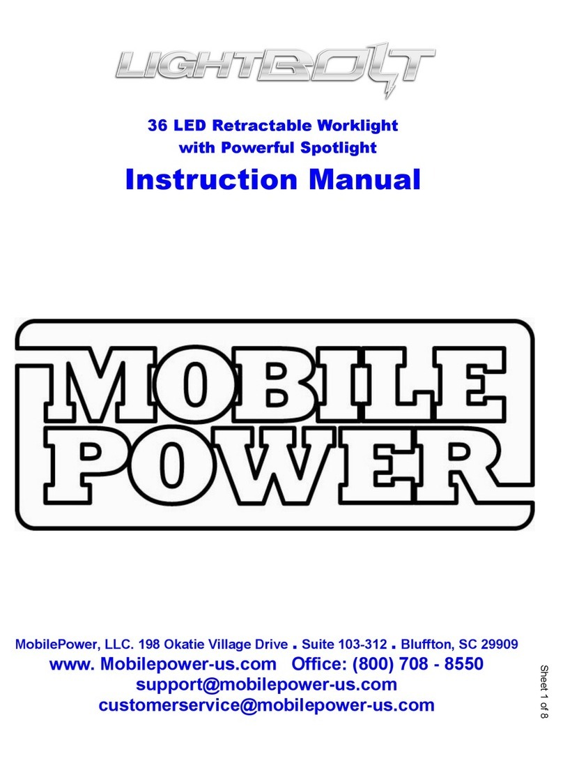 Mobile Power LightBolt User manual