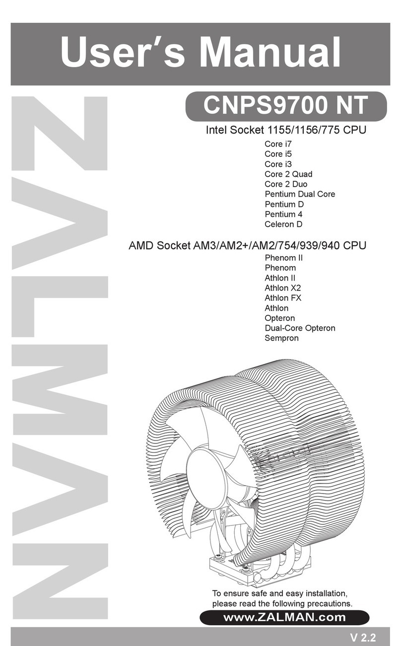 ZALMAN CNPS9700 LED user manual
