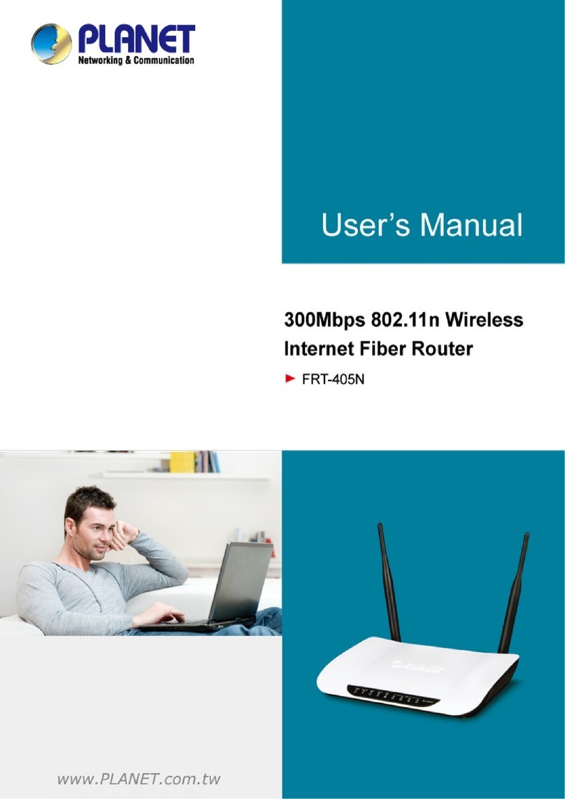 Planet FRT-405N User manual