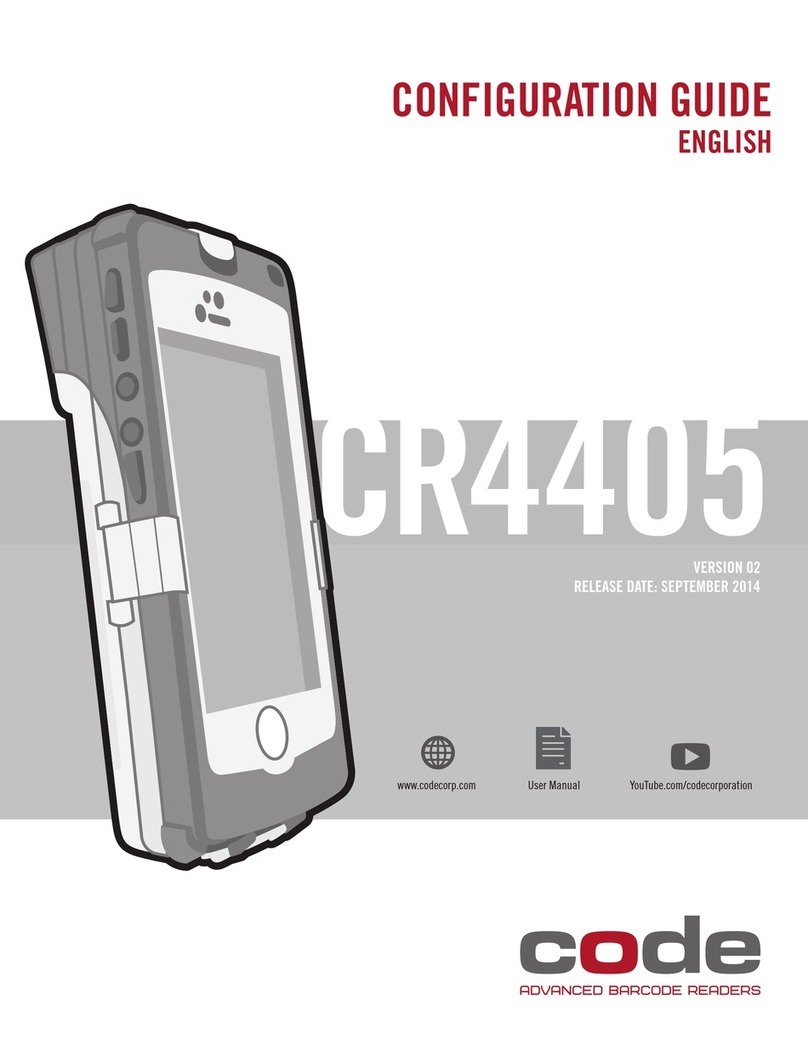 Code CR4405 User manual Code CR4405 User manual