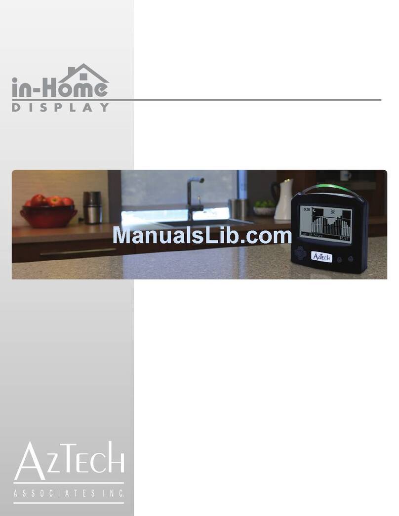 Aztech In-Home Display User manual