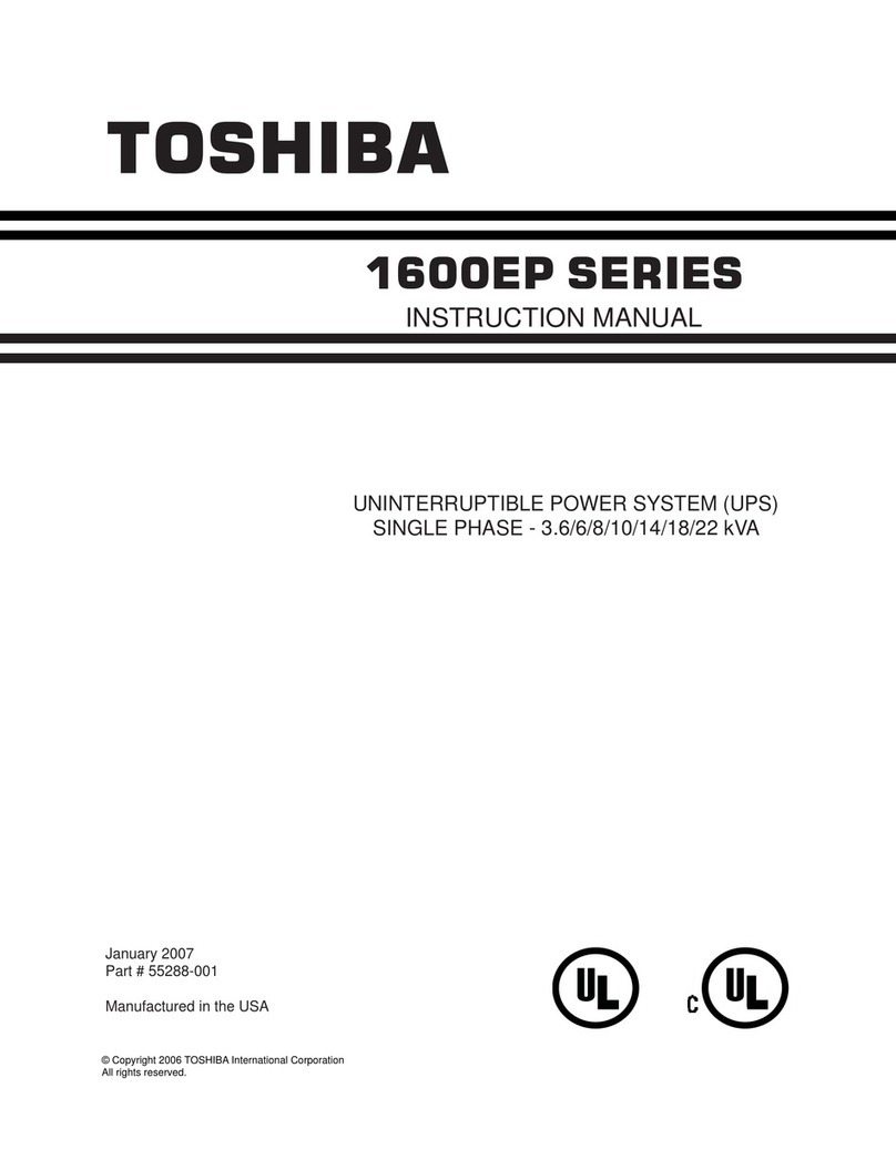 Toshiba 1600EP Series User manual