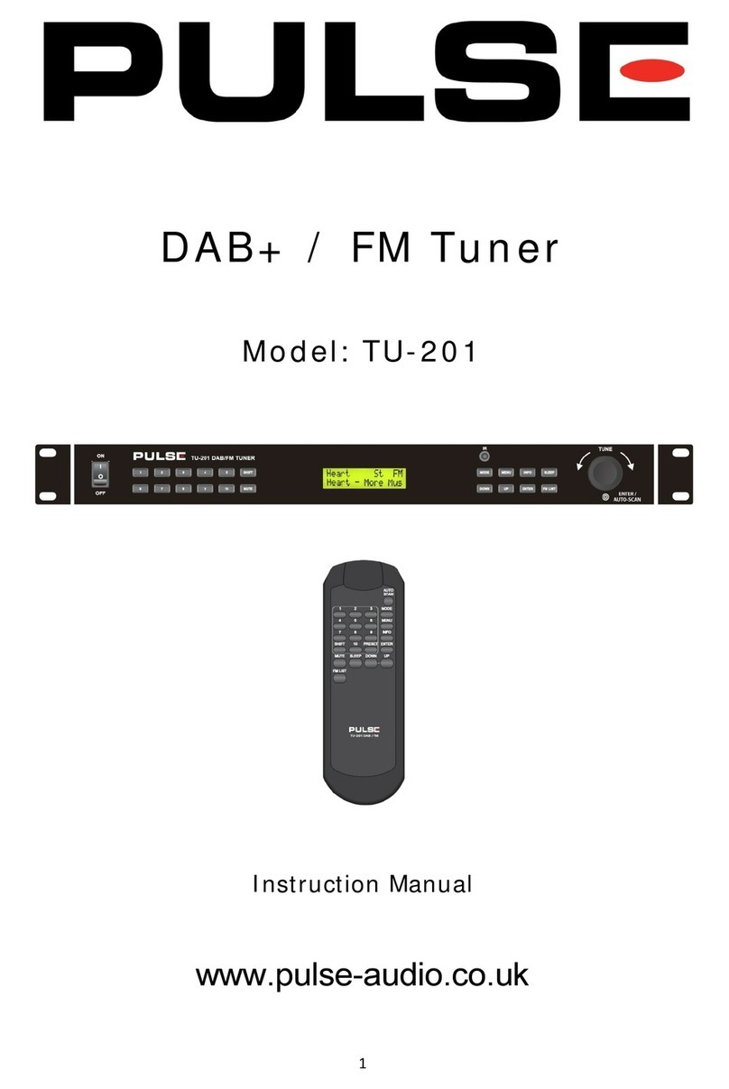 PULSE+ TU-201 User manual