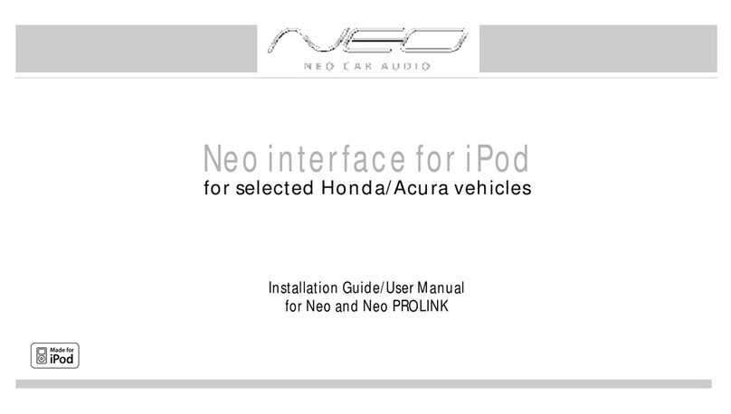 Neo Car Audio Neo Prolink PODHONR2V1 Installation guide & user manual