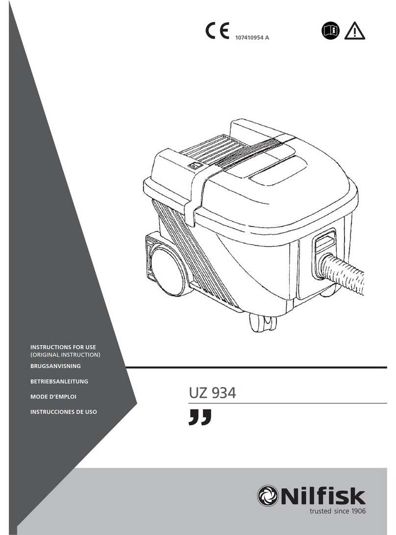 Nilfisk-Advance UZ 934 Instructions for use Nilfisk-Advance UZ 934 Instructions for use