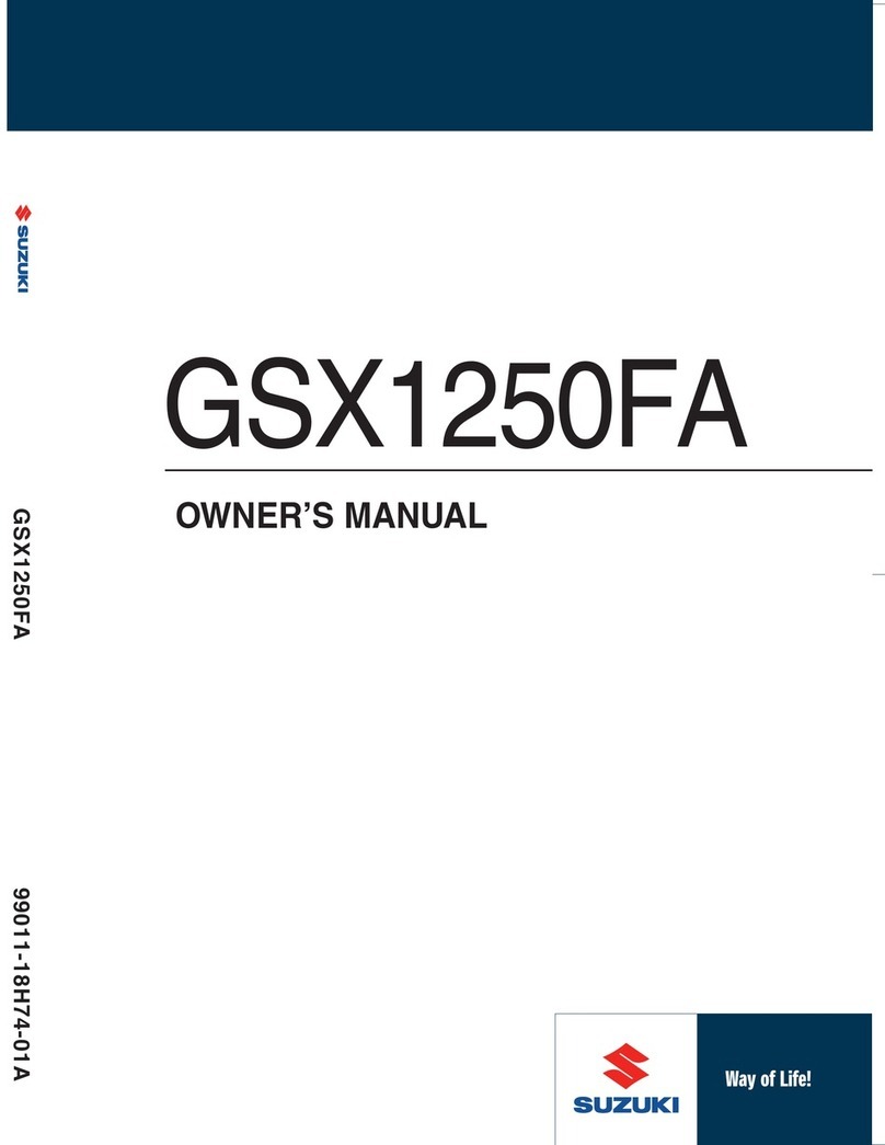 Suzuki GSX1250FA User manual