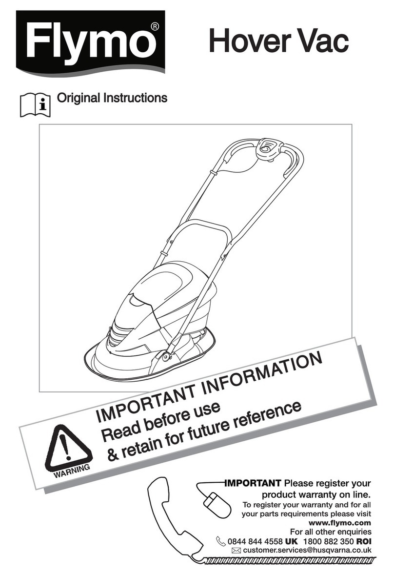 Flymo Hover Vac Original instructions Flymo Hover Vac Original instructions