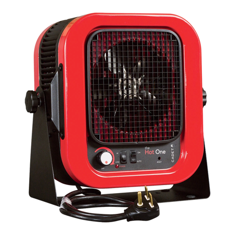 Cadet The Hot One RCP502S User manual