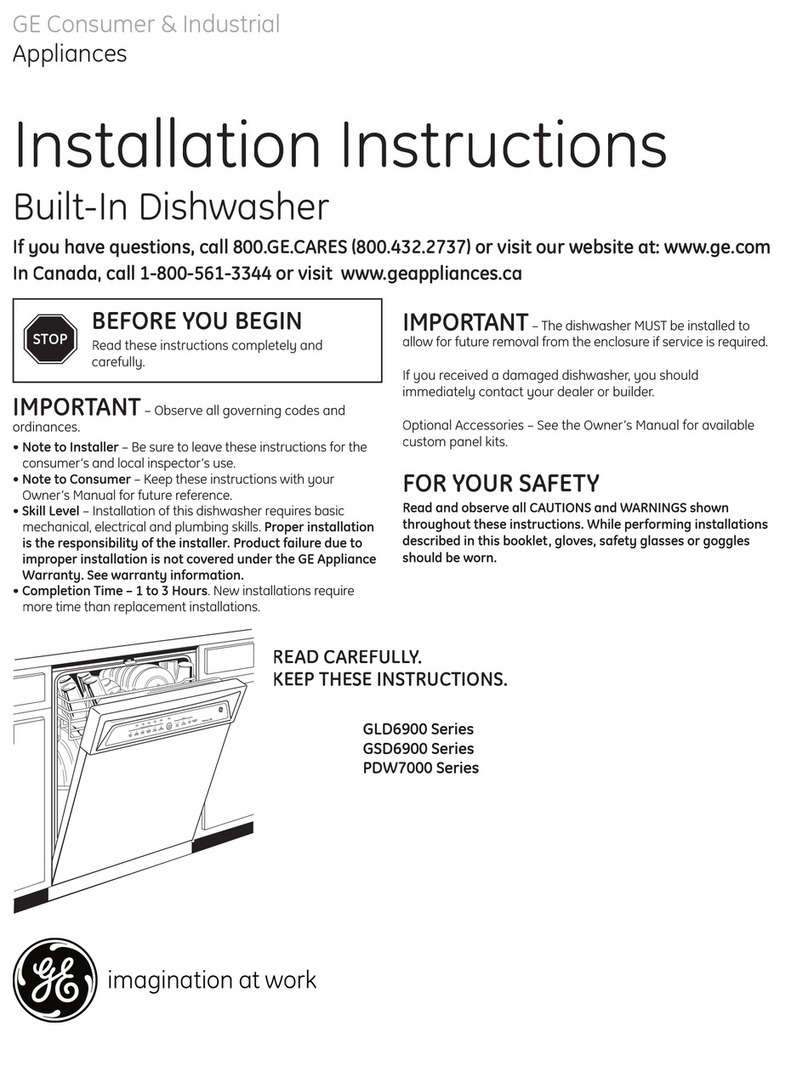 GE PROFILE GLD6900 User manual