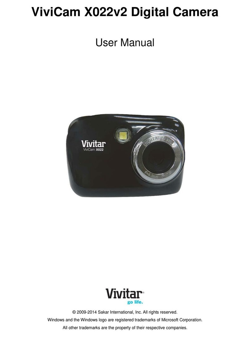 Vivitar ViviCam X022v2 user manual
