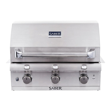 Saber Compact R50SB0412 Grill assembly & product guide