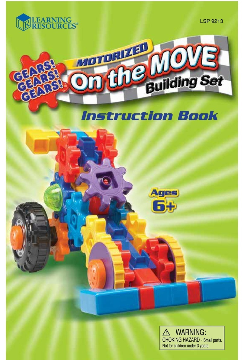 Learning Resources Gears on the Move LSP 9213 Instruction book Learning Resources Gears on the Move LSP 9213 Instruction book