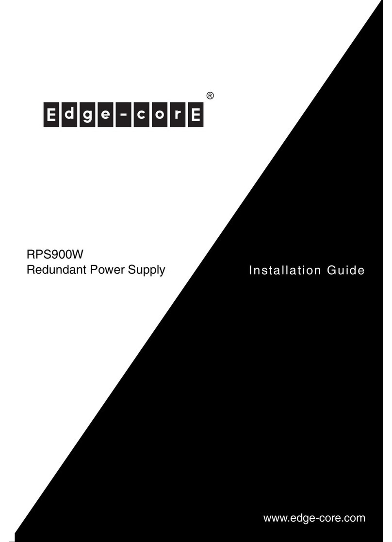 Edge-Core RPS900W installation guide
