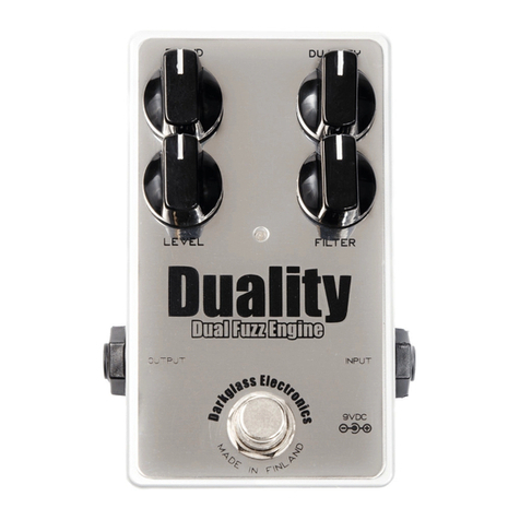 Darkglass Electronics Duality Dual Fuzz Engine user manual
