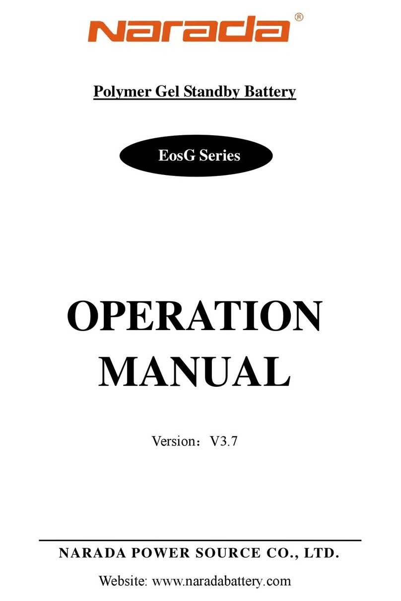 Narada EosG200 Operation manual