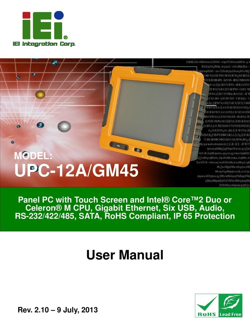 IEI Technology UPC-12A/GM45 user manual