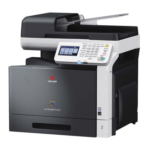 Olivetti d-COLORMF3000 User manual