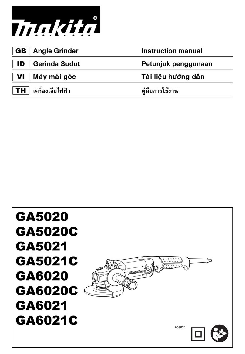 Makita GA5020 User manual Makita GA5020 User manual