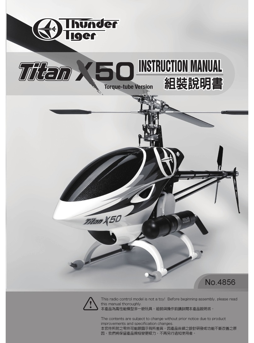 THUNDER TIGER TITAN X50 - User manual