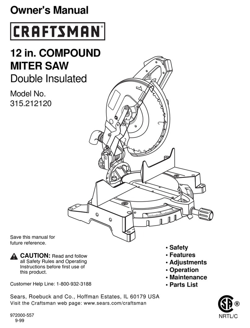 Craftsman 315.212120 User manual