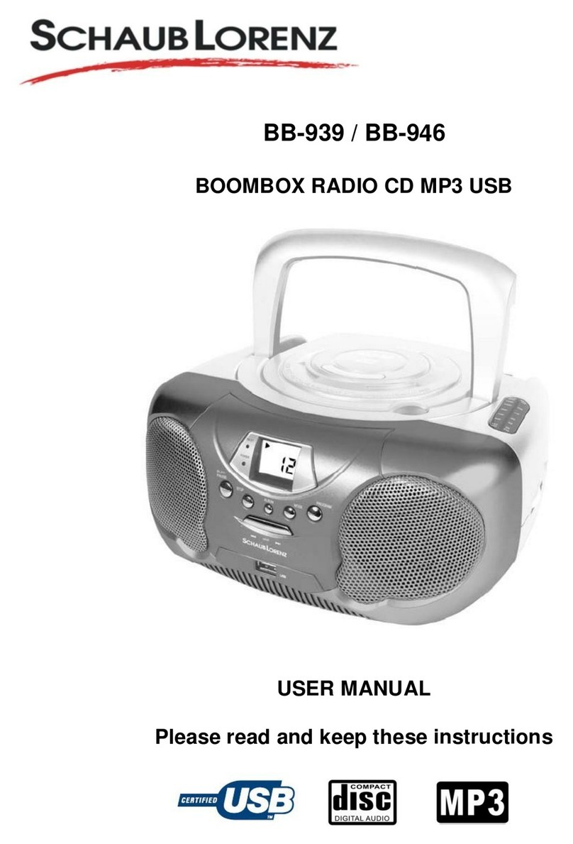 Schaub Lorenz BB-939 User manual