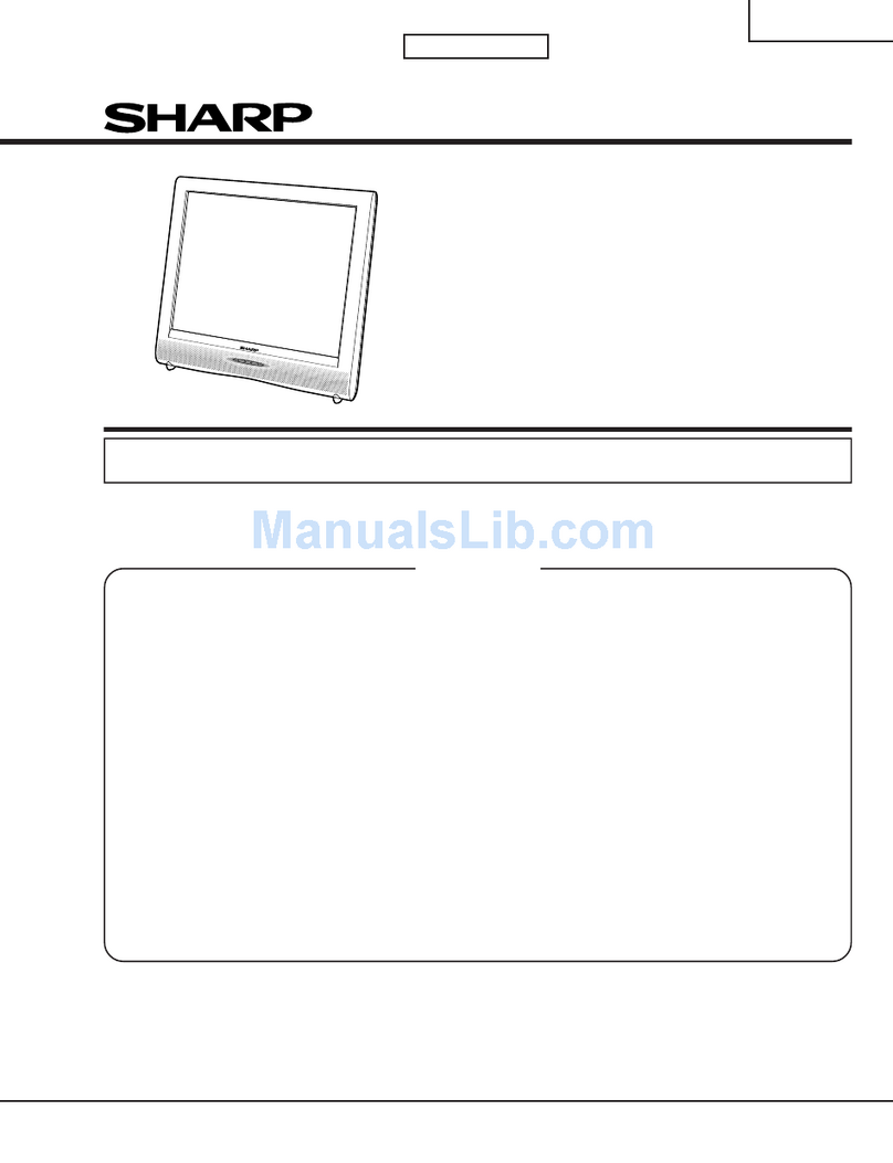 Sharp LC-13SH1E Service manual