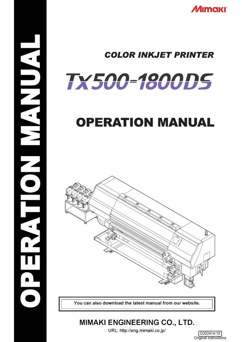 MIMAKI TX500-1800DS User manual