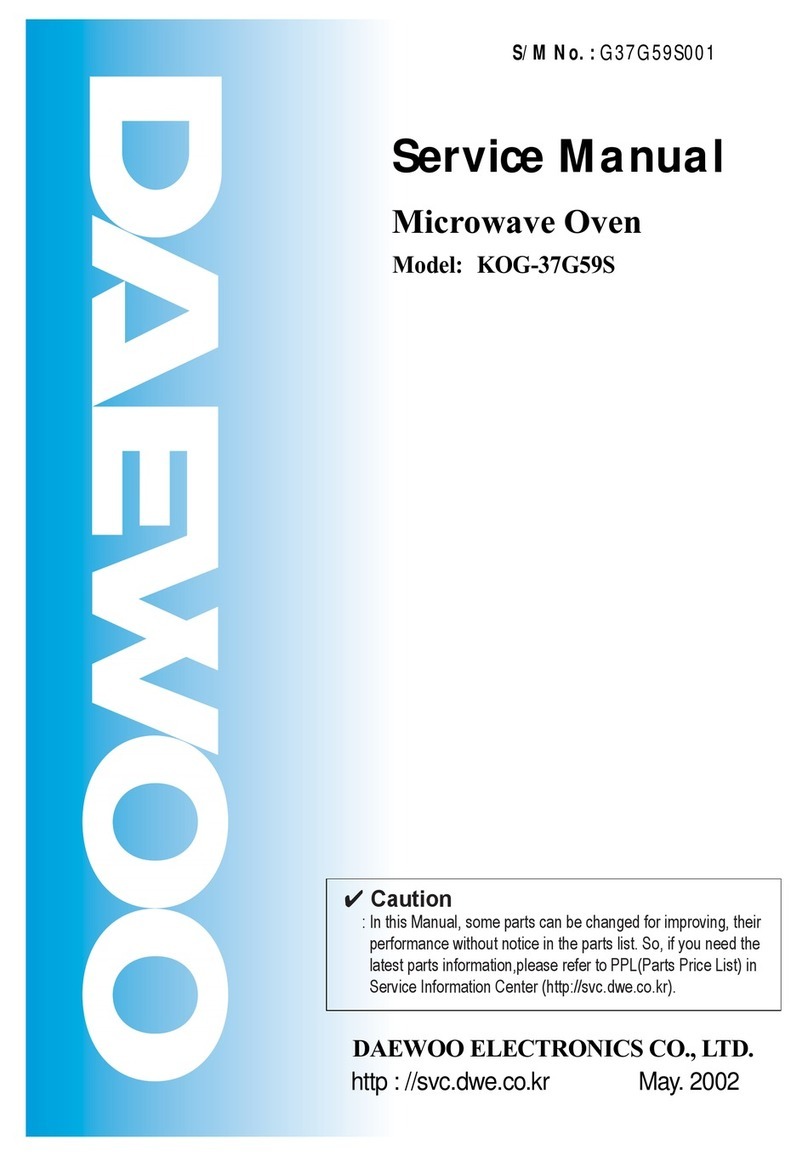 Daewoo KOG-37G59S User manual