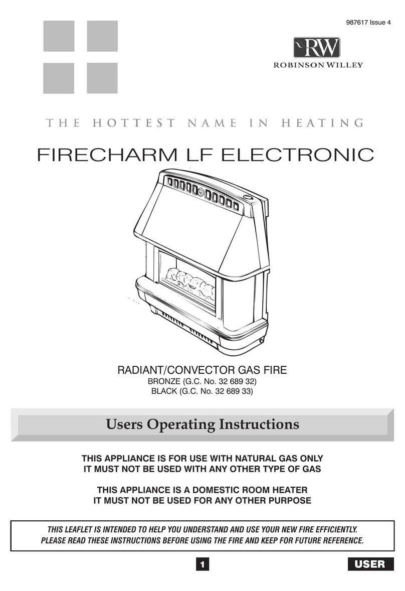 Robinson Willey firecharm lf Operation instructions Robinson Willey firecharm lf Operation instructions