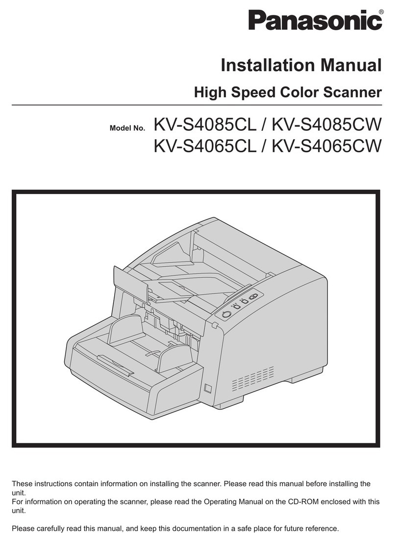 Panasonic KV-S4085CL User manual