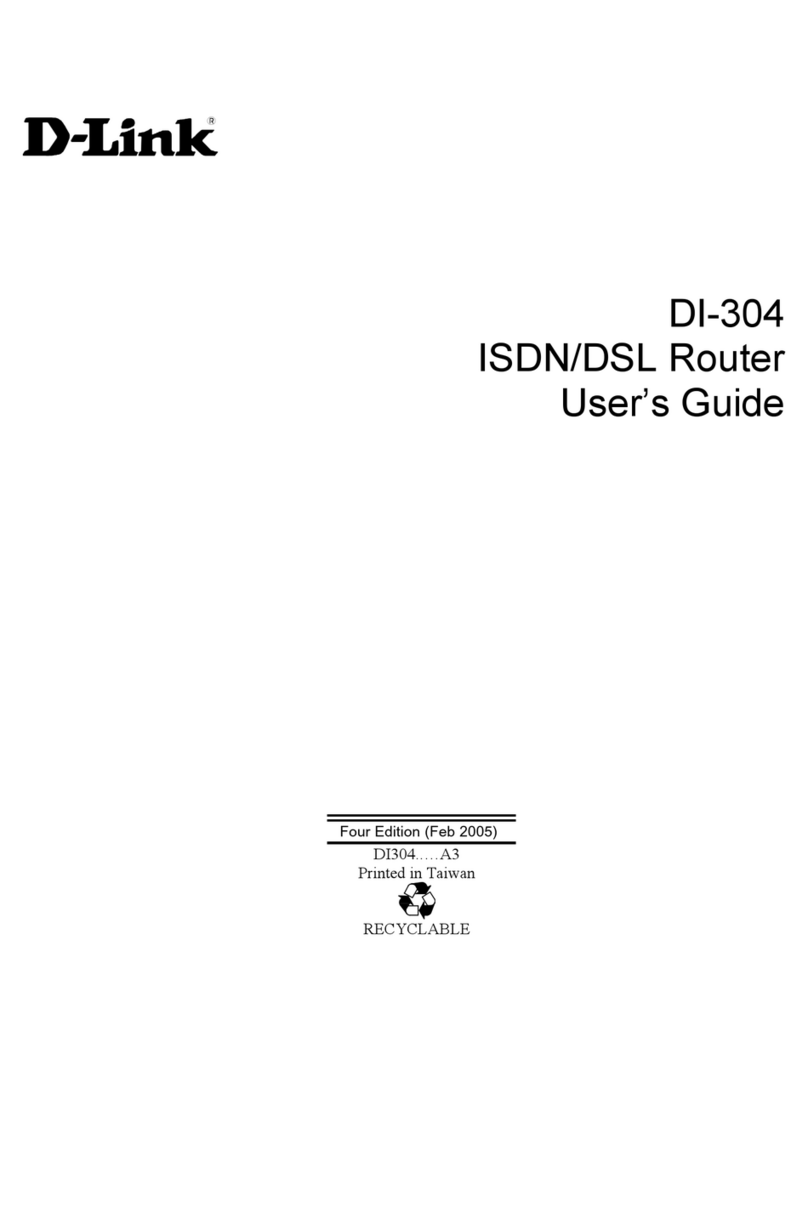 D-Link DI-304 User manual D-Link DI-304 User manual