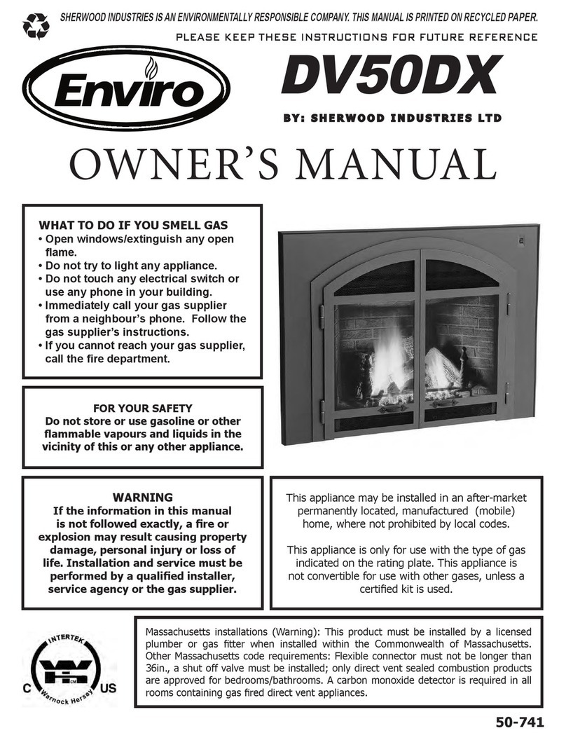 Enviro DV50DX NG owner's manual