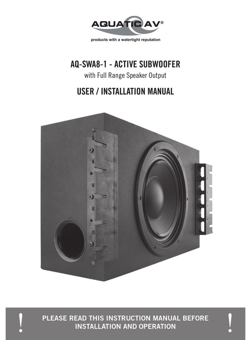 Aquatic AQ-SWA8-1 Manual