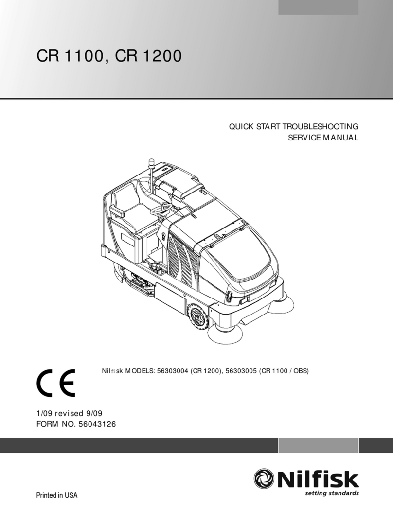 Nilfisk-Advance Cr 1100 User manual