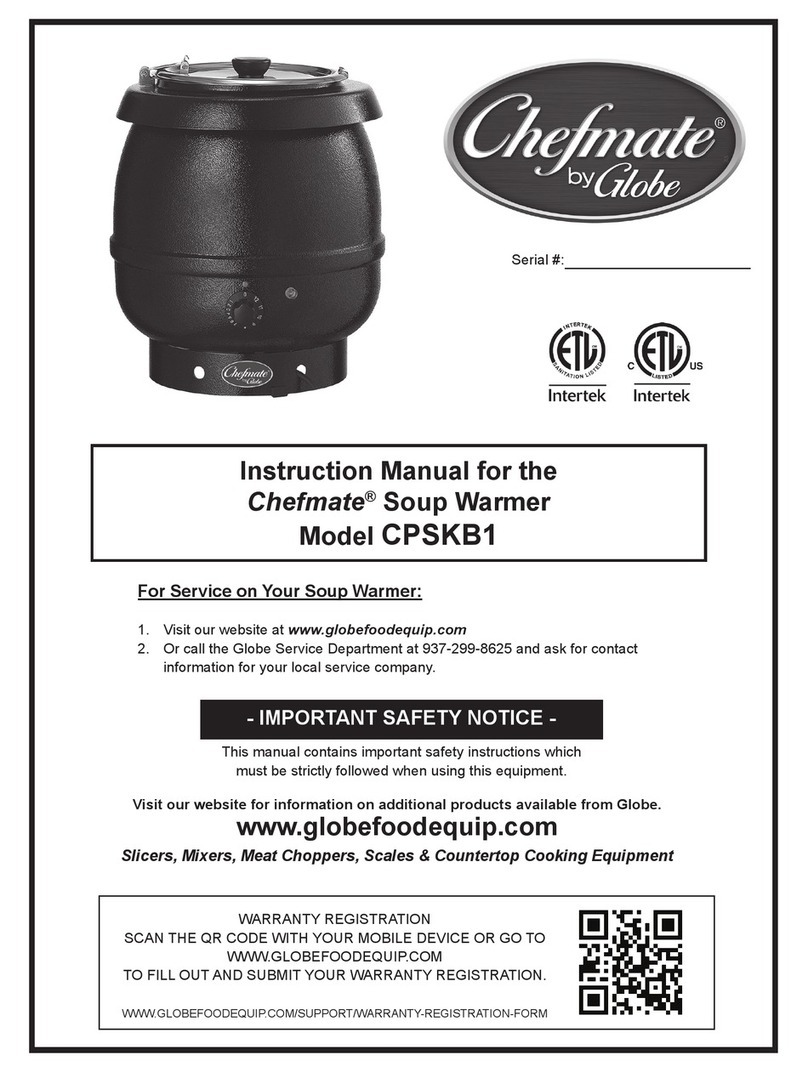Chefmate CPSKB1 instruction manual