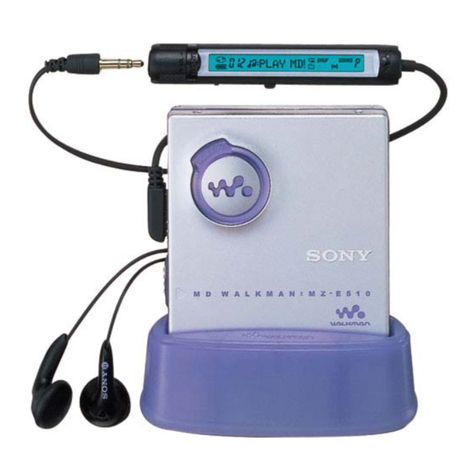 Sony MZ-E510 User manual