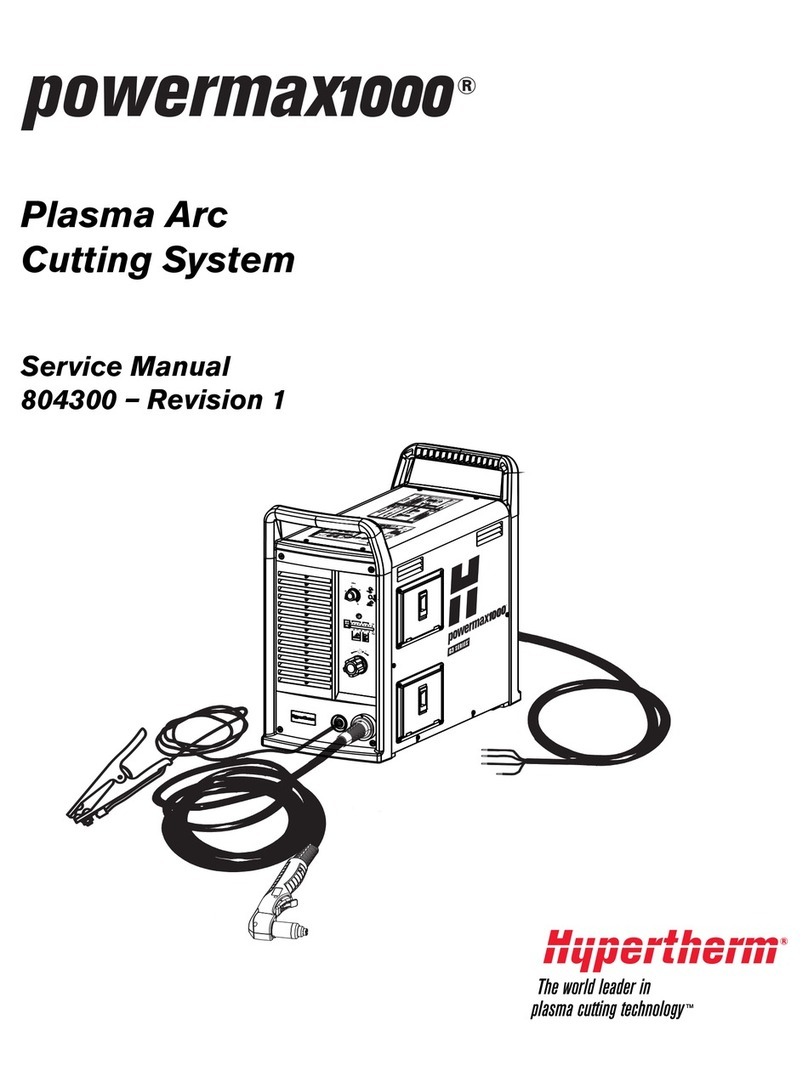 Hypertherm powermax1000 User manual