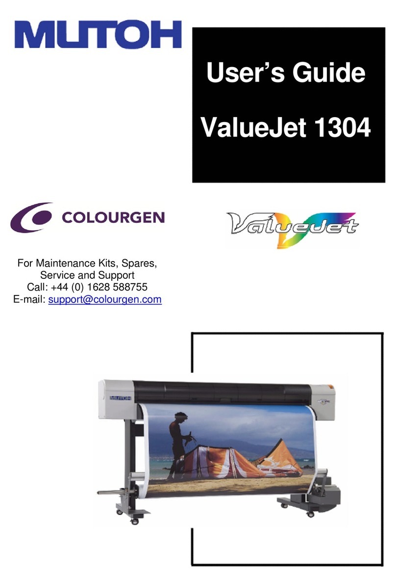 MUTOH ValueJet 1304 User manual