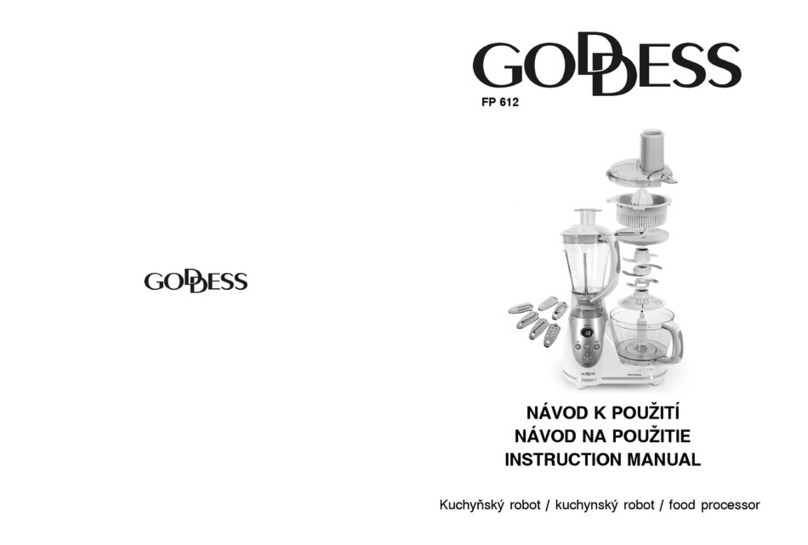 Goddess FP 612 instruction manual