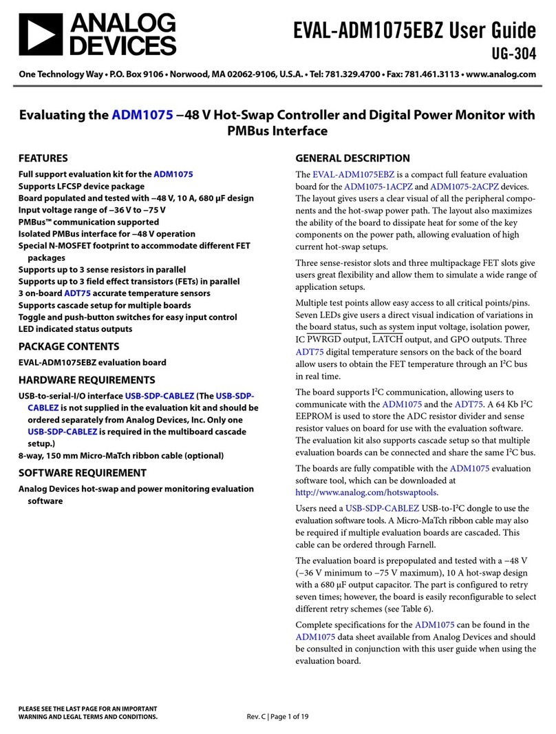 Analog Devices EVAL-ADM1075EBZ user guide