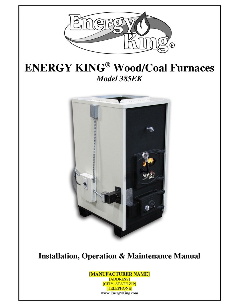 ENERGY KING 385EK Installation, operation & maintenance manual