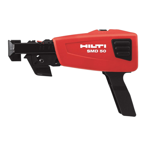Hilti SMD 50 operating instructions