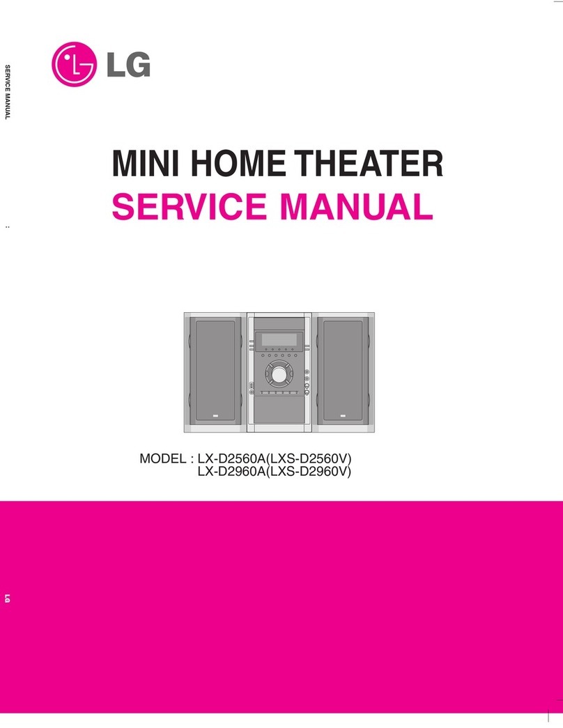 LG LX-D2560A Service manual