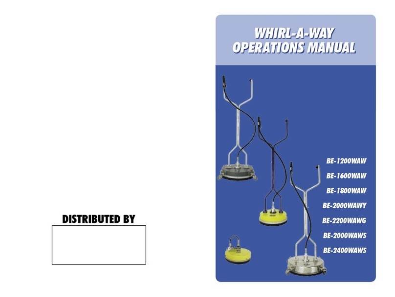 BE WHIRL-A-WAY BE-1200WAW User manual