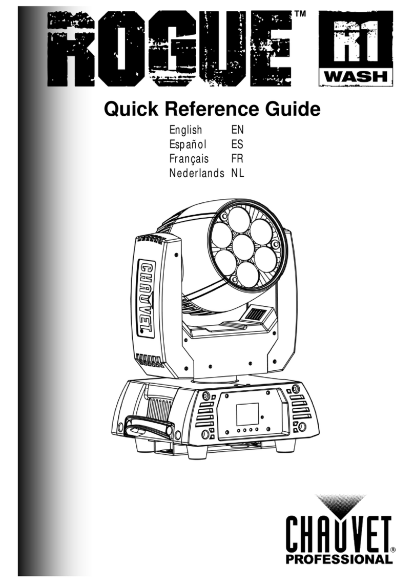 Chauvet Rogue R1 wash User manual