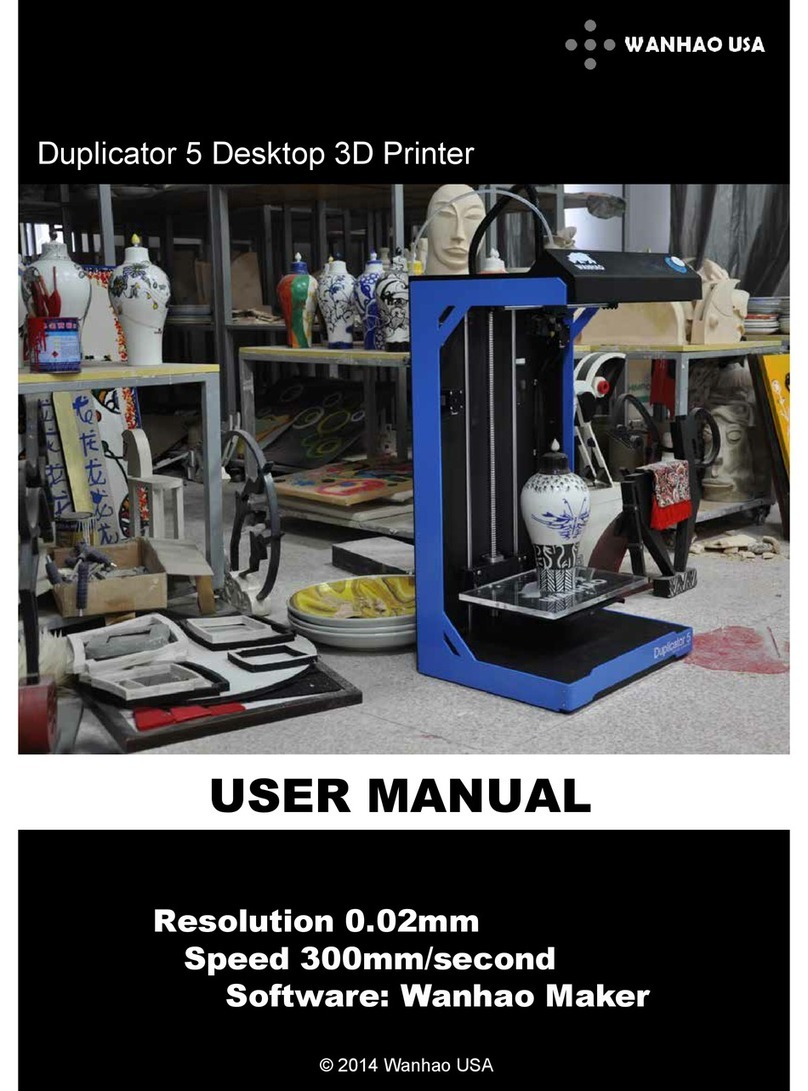 WANHAO Duplicator 5 user manual