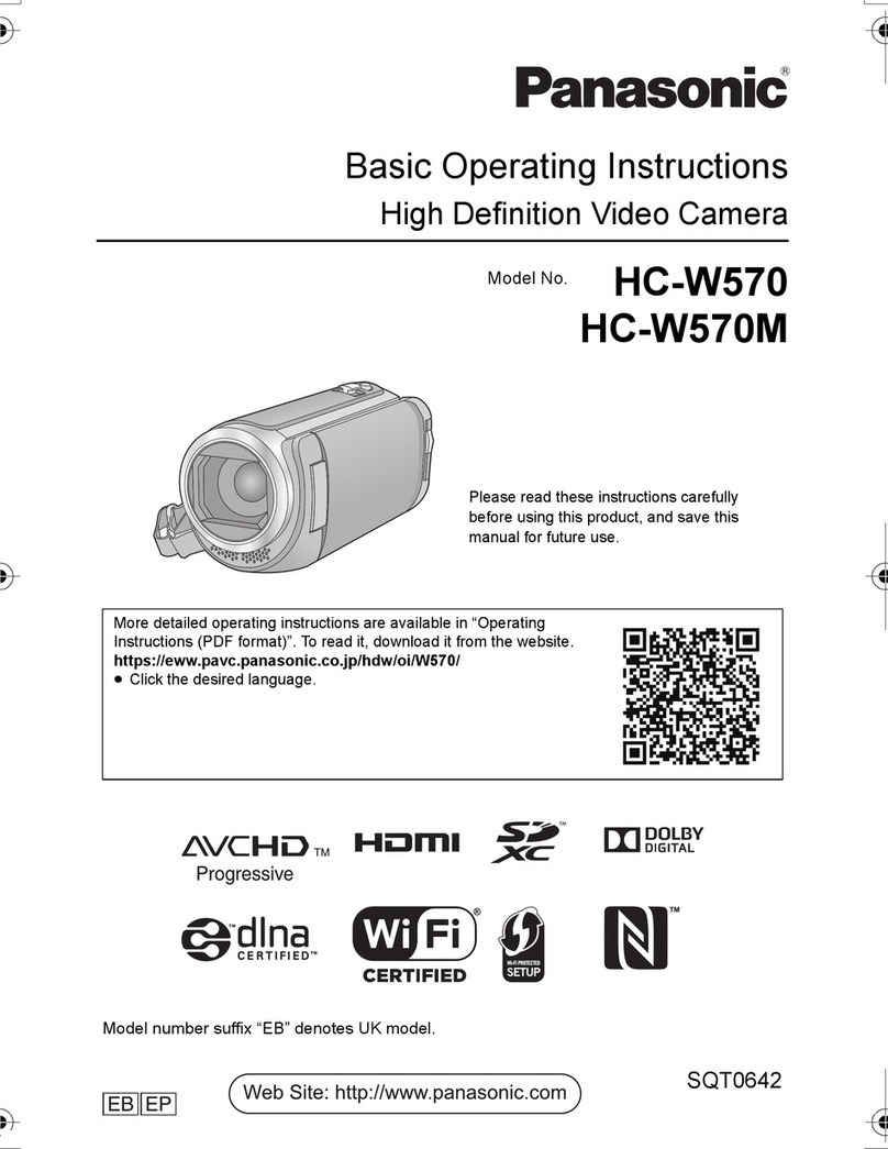 Panasonic HC-W570 Basic operating instructions
